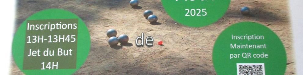 Concours de pétanque du Comité des Fêtes